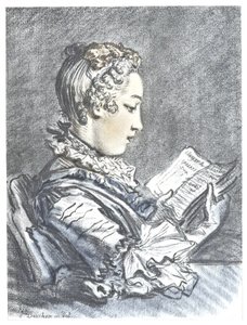 読書灯 作： François Boucher